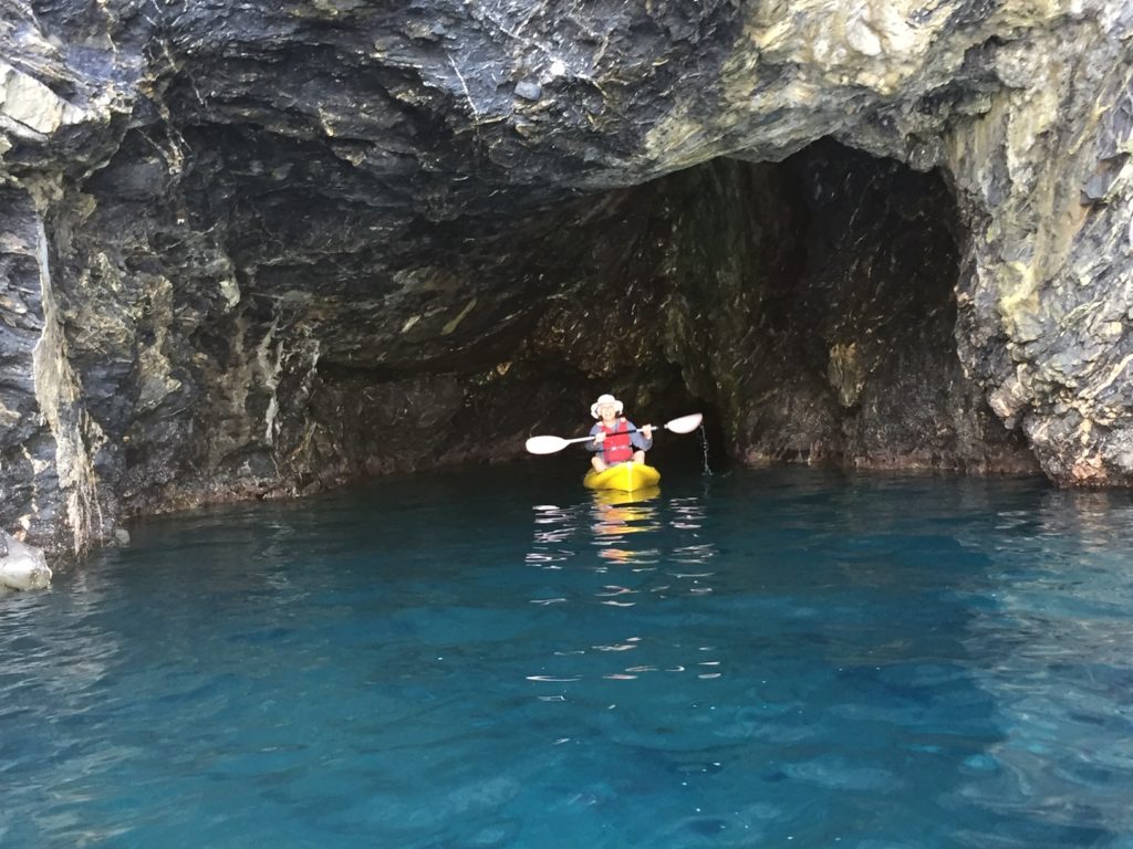 Sea cave of Cinque Terre