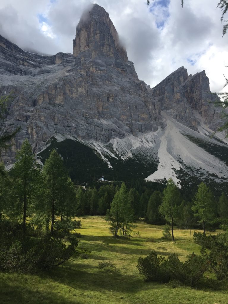 outdoor adventure reflections Dolomites