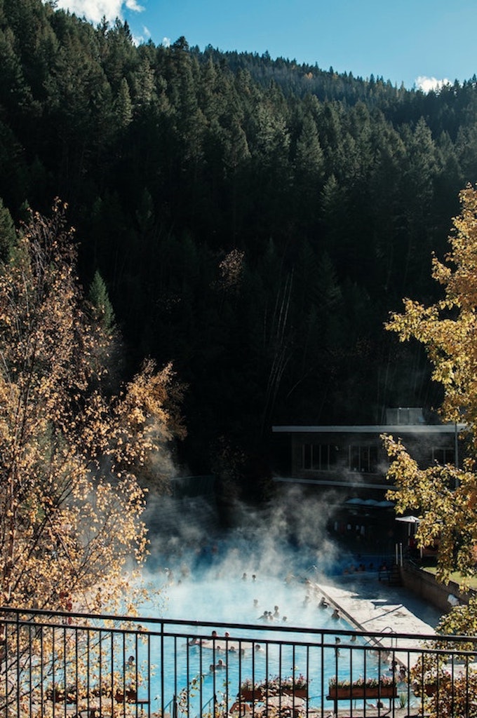 Hot springs of the Canadian Rockies-Radium