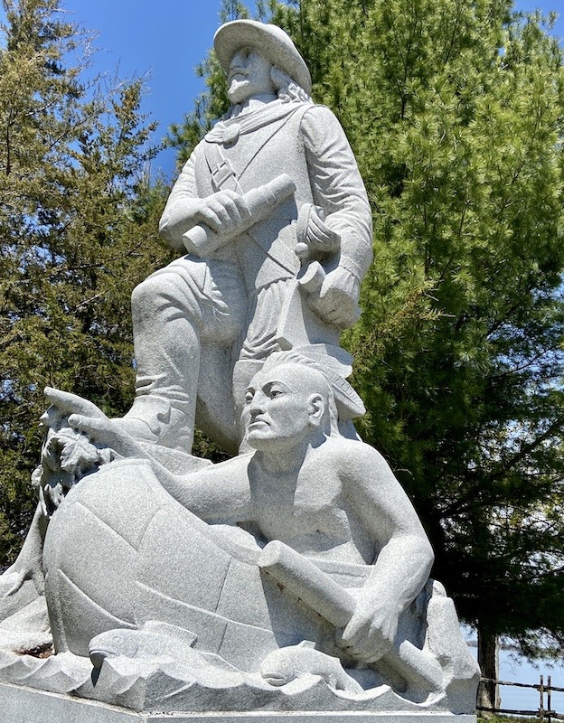 Statue in the Champlain Islands