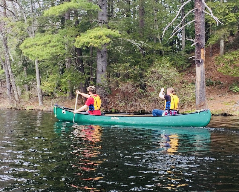 Paddling in Western Massachusetts-Aldrich Lake