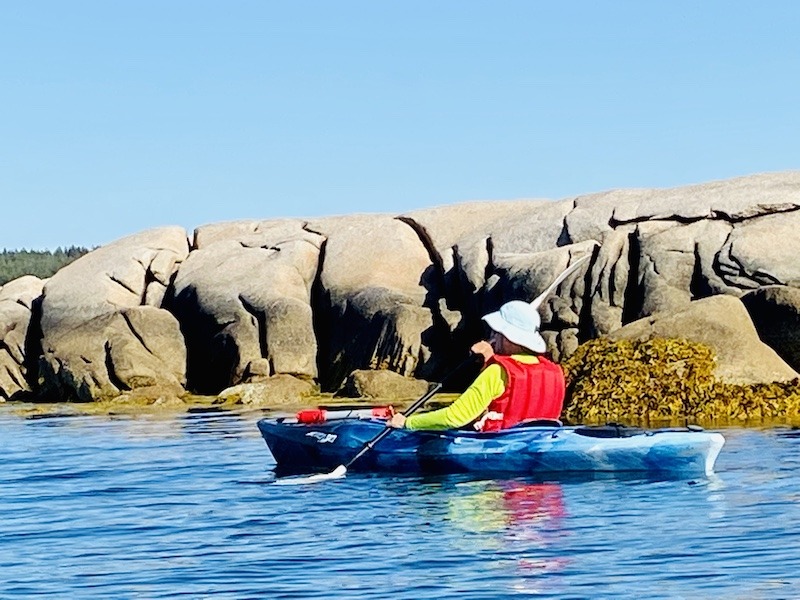 elephant rocks-Swan's Island Sea Kayaking
