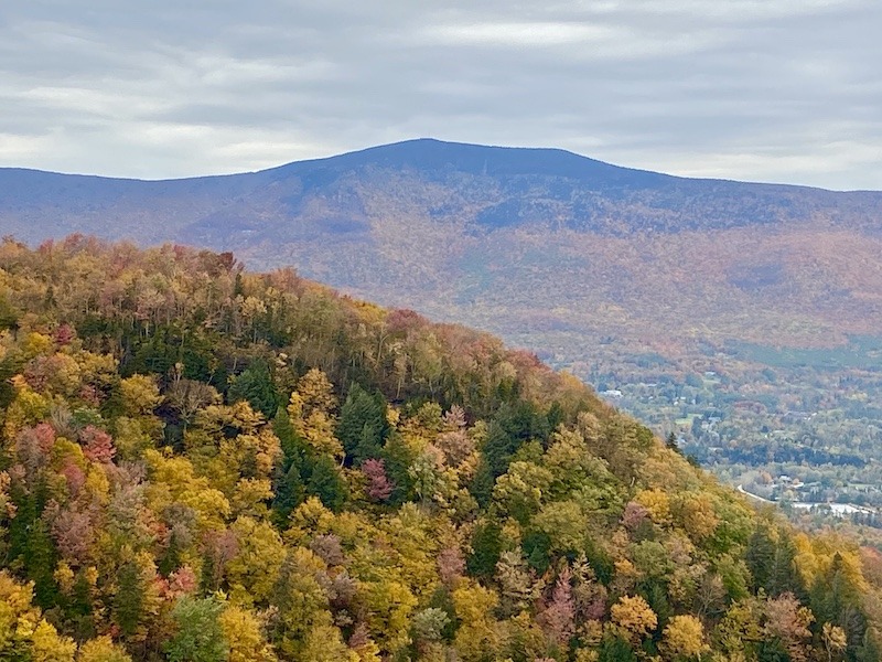 from Prospect Rock - viewpoint in Vermont