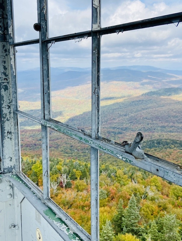 firetower on Burke Mountain-a viewpoint in Vermont