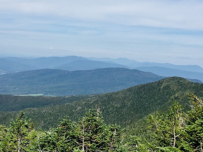 Ridge view-a viewpoint in Vermont