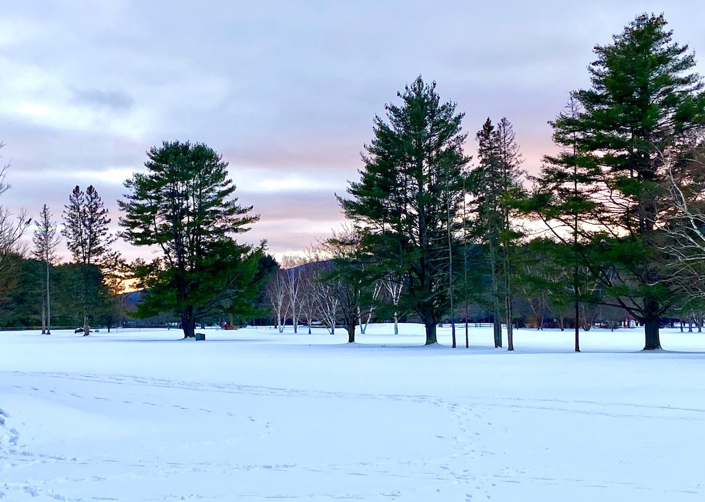 golf course for free cross country skiing near Hanover, New Hampshire