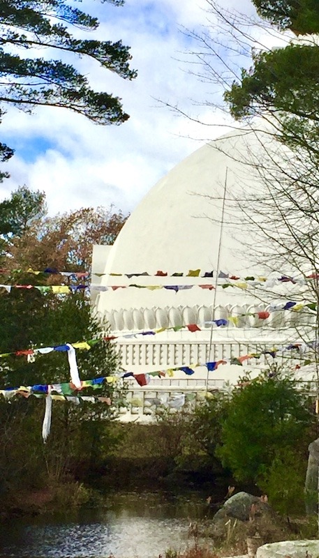 Peace Pagoda-outdoor spiritual retreat