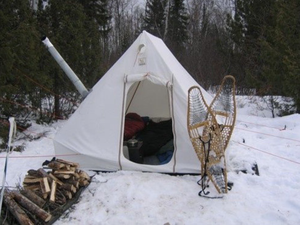 hot tent for winter camping