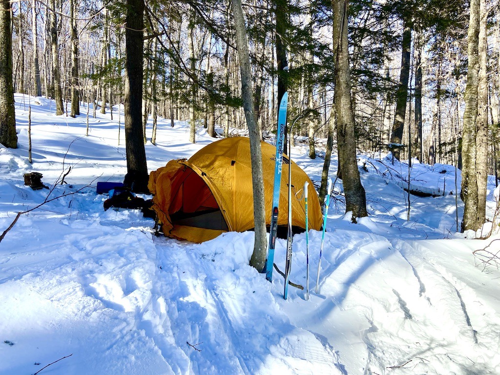camp for winter camping