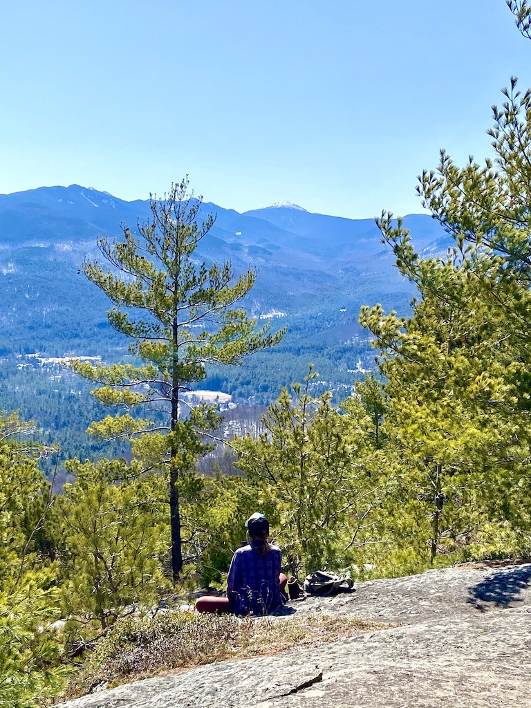 Baxter Mountain views on Easy hikes in the Adirondacks