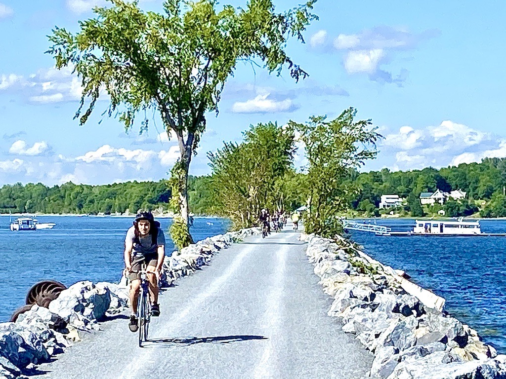 Causeway biking on the best bike trails in Vermont
