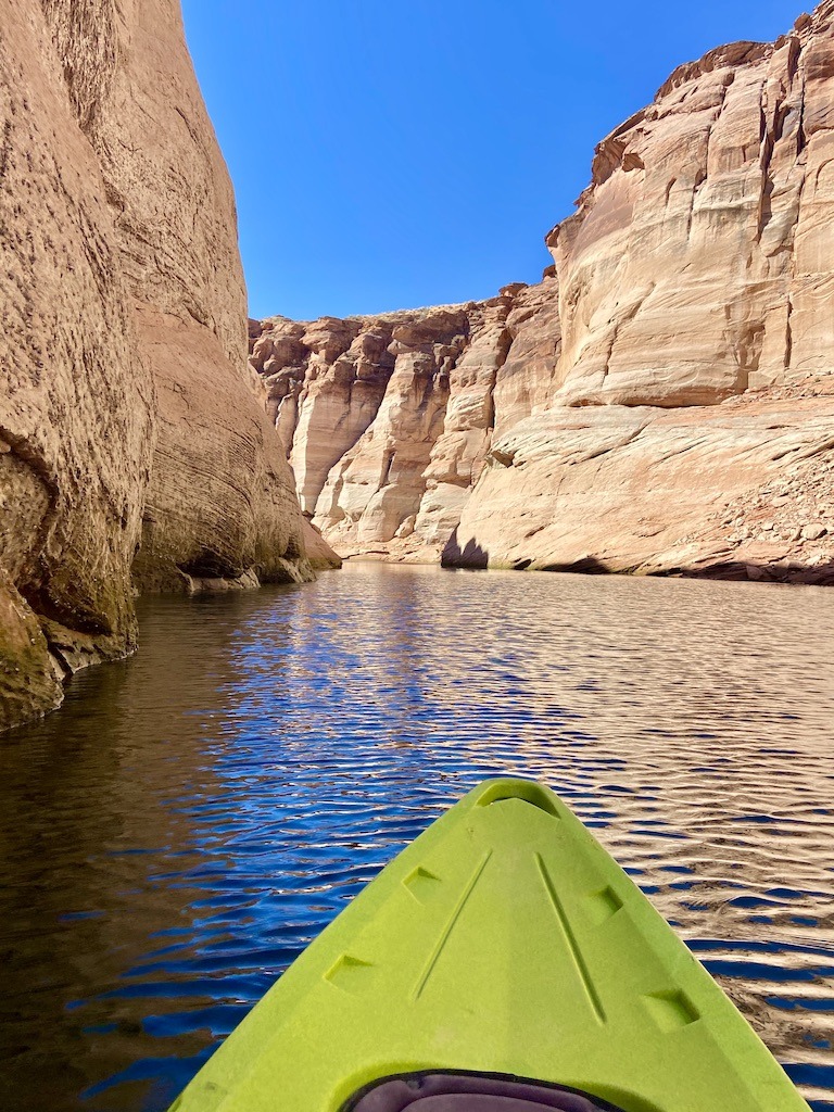 kayak on canyon adventures in the Southwest USA Antelope Canyon