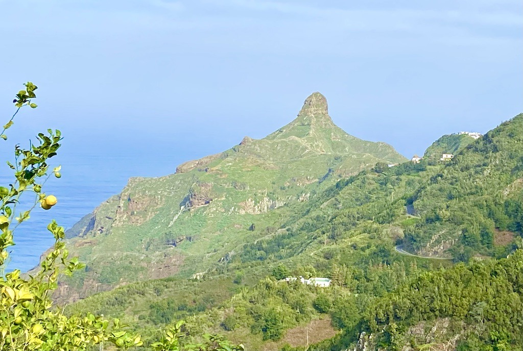 Roque de Taborno Hike in Tenerife -pillar from a distance