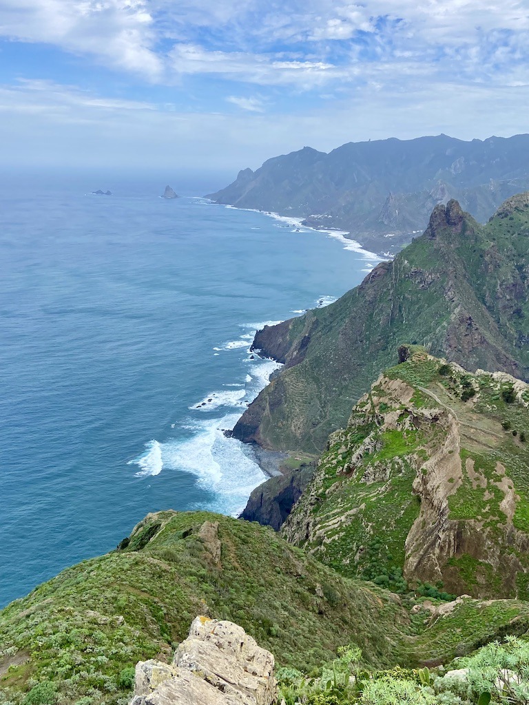 Roque de Taborno Hike in Tenerife-view of the ocean