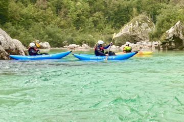 Soca River kayaking