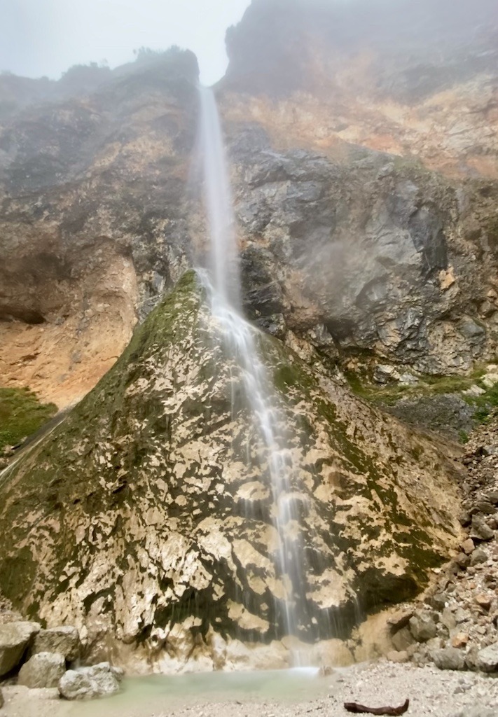 tall waterfall-outdoor adventures in the Logar Valley