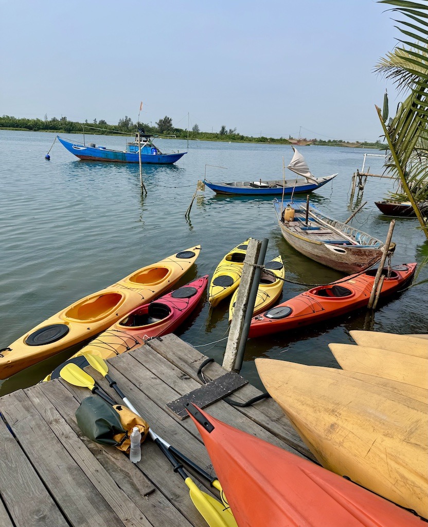 Many kayaks-Kayaking in Hoi An