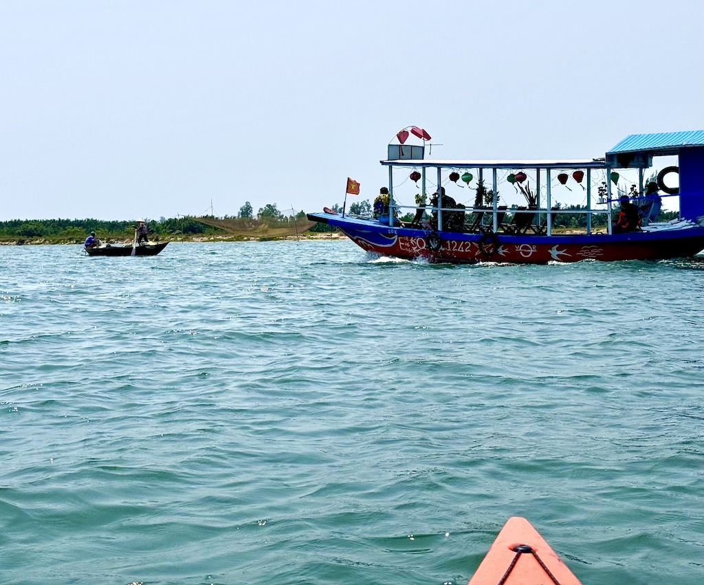 boats on the river-Kayaking in Hoi An