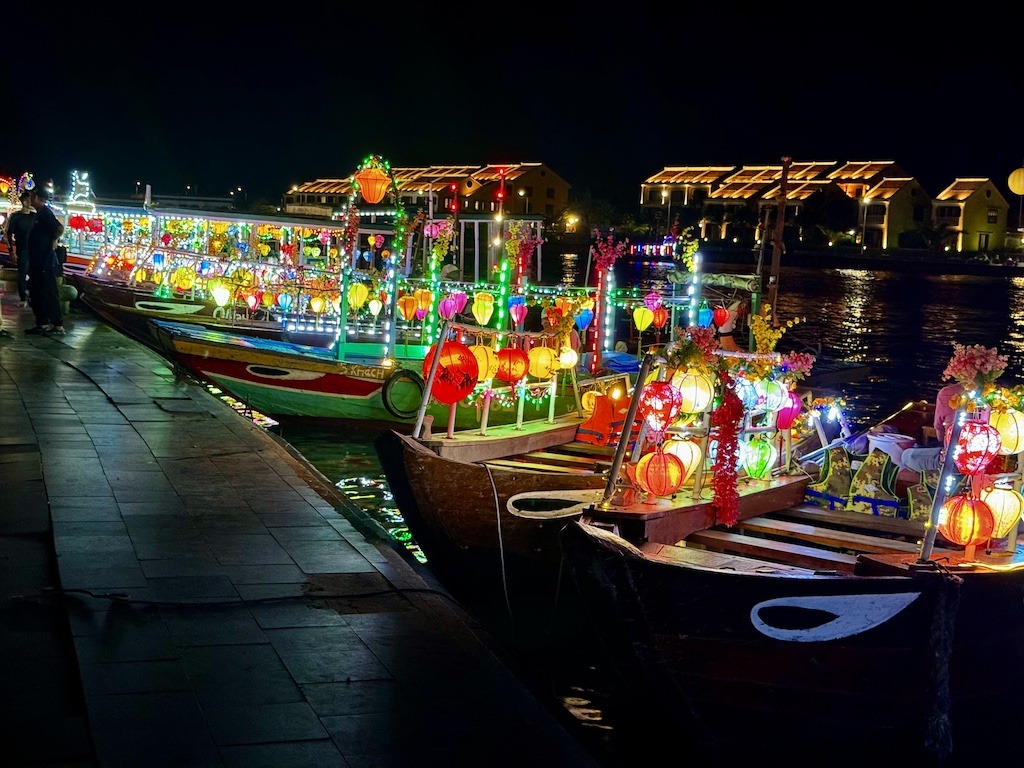Lantern boat in Hoi An