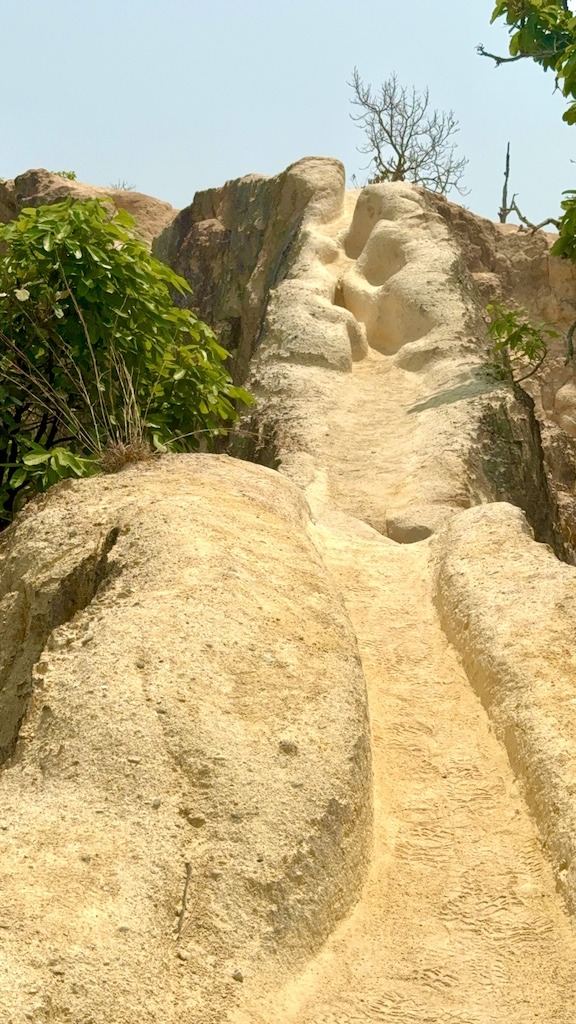 yellow worn trail-Outdoor Adventures in Pai