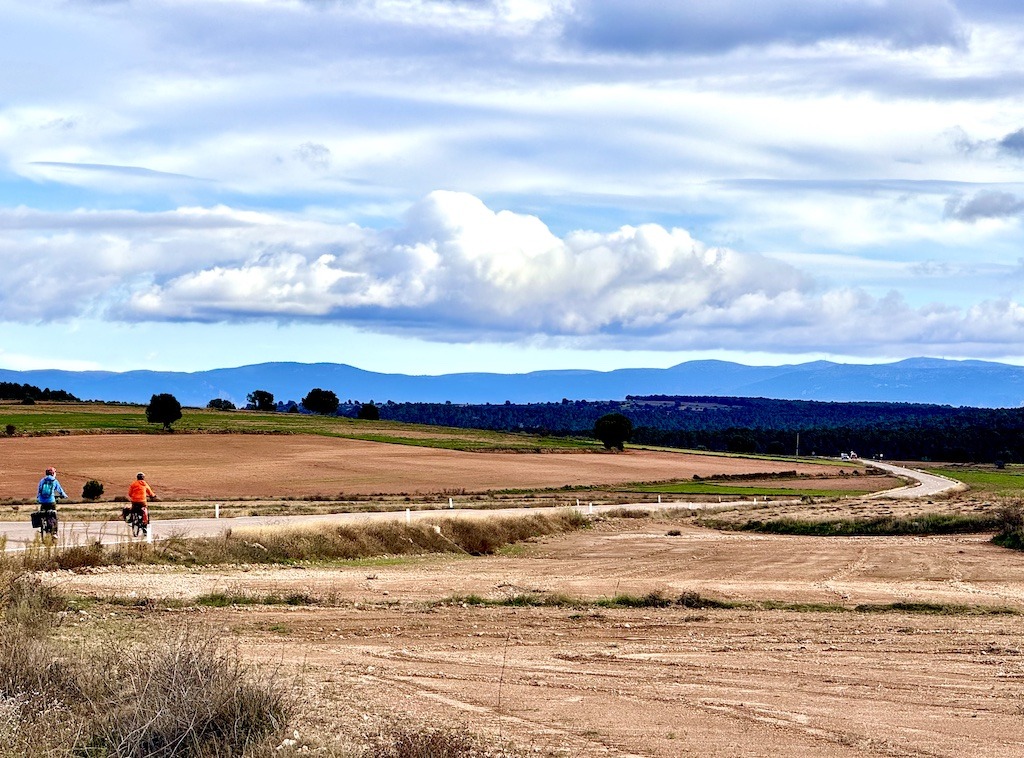 biking on the Ojos Negros Greenway