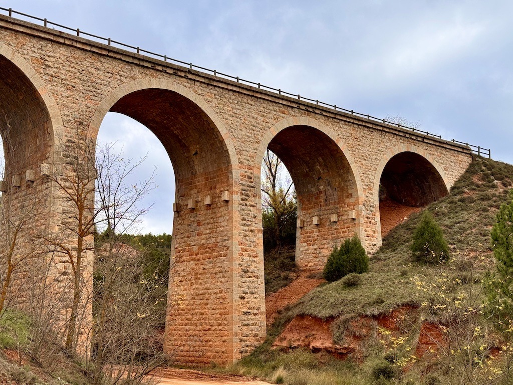 viaduct -biking on the Ojos Negros Greenway