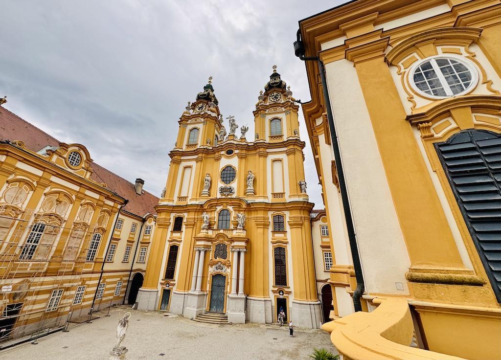 yellow church buildings